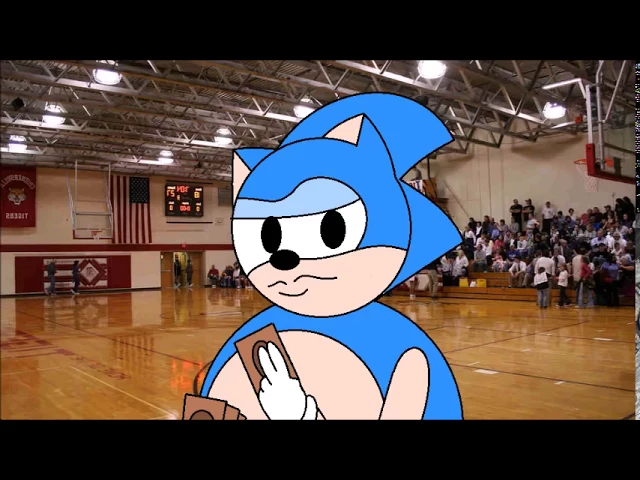 Sonic the Hedgehog VS. his bro at a Yu-Gi-Oh tournament